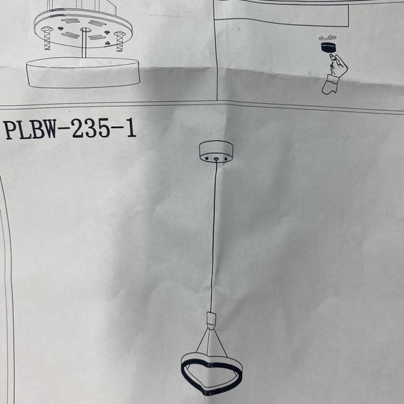 Modern Circular Ceiling Light - Picture 2 of 3